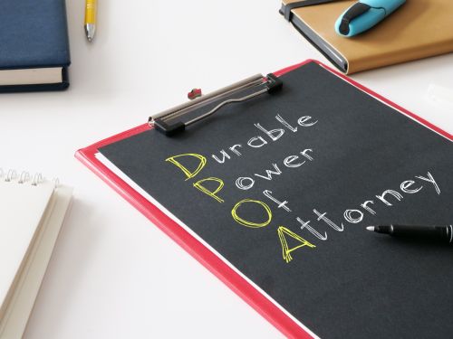 Durable Power of Attorney or 